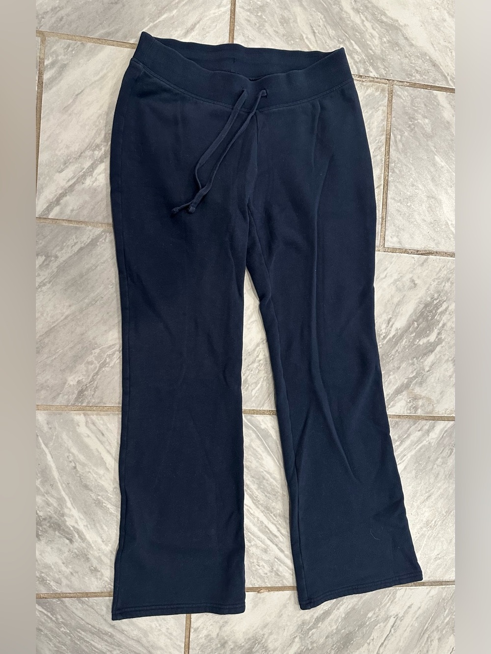 Hollister Womens Navy Bootcut Sweatpants Size M